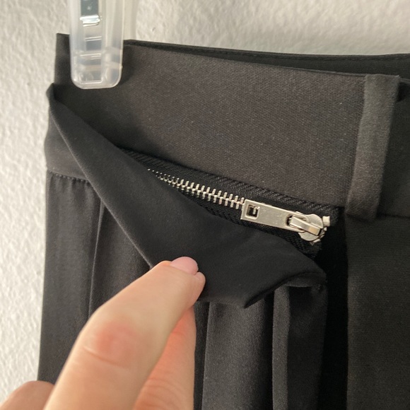 NWT Vega Vesture Black Zip Off Half Skirt Dress Pants M - Picture 4 of 12